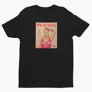 Halsey playboy black shirt